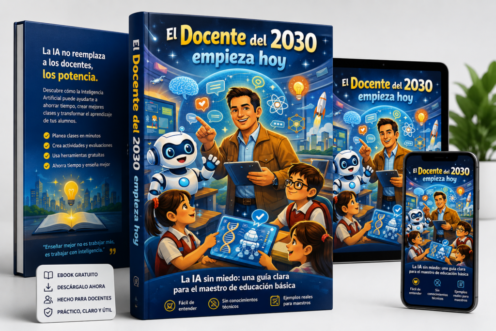 mockup ia libro